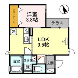 フェリオ鳴尾の物件間取画像